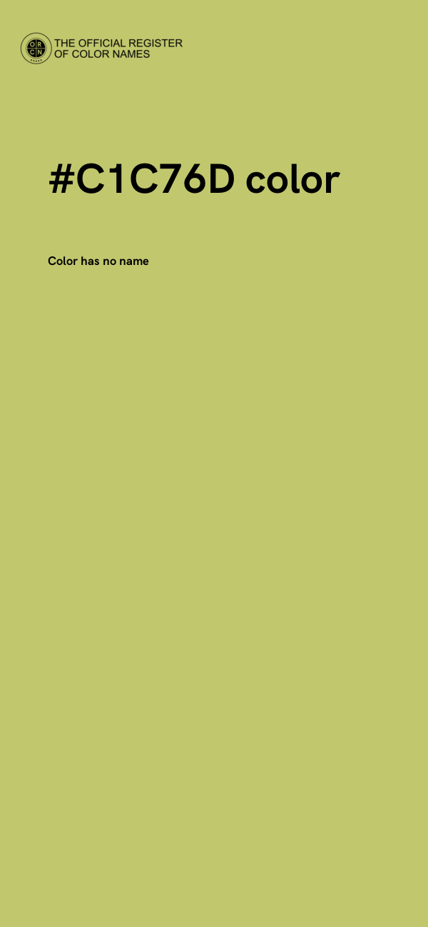 #C1C76D color image