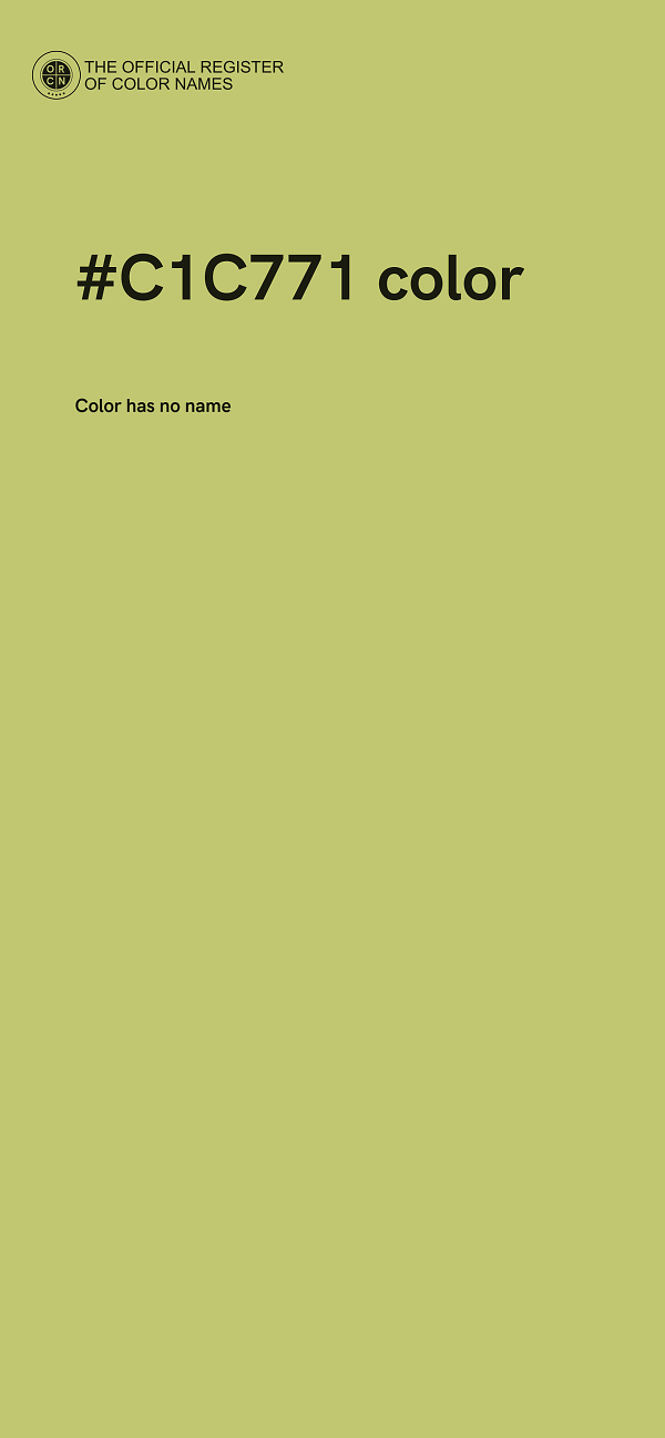 #C1C771 color image