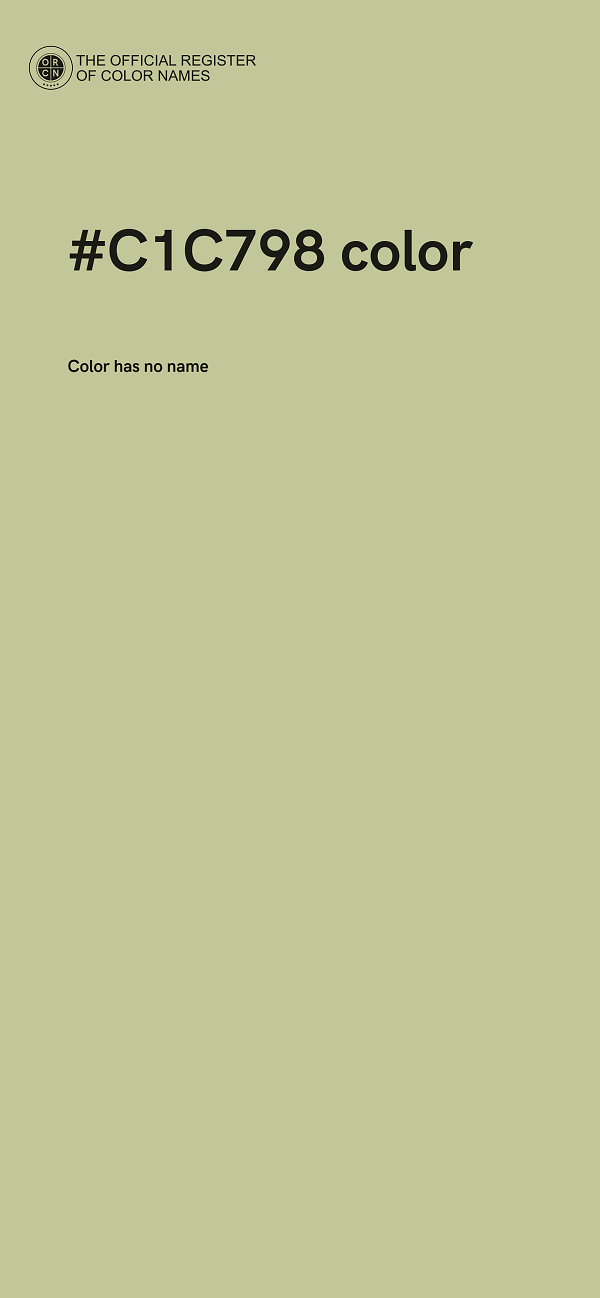 #C1C798 color image