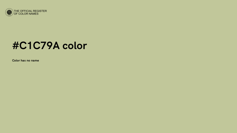 #C1C79A color image