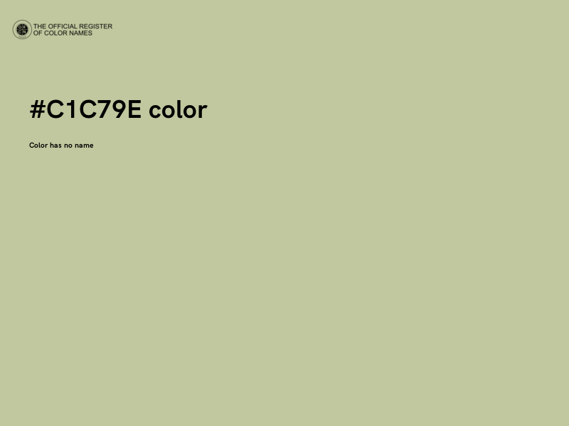 #C1C79E color image