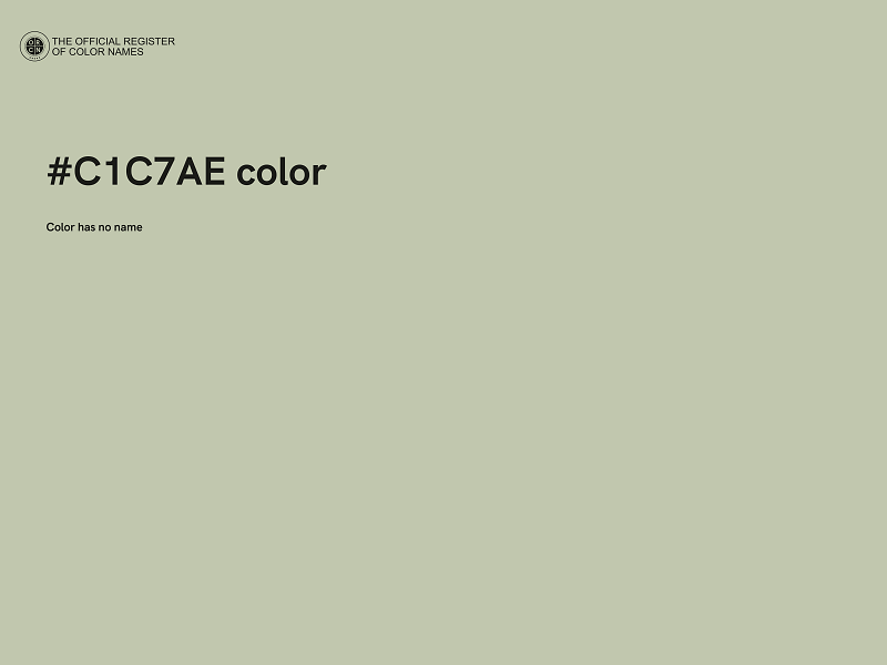 #C1C7AE color image