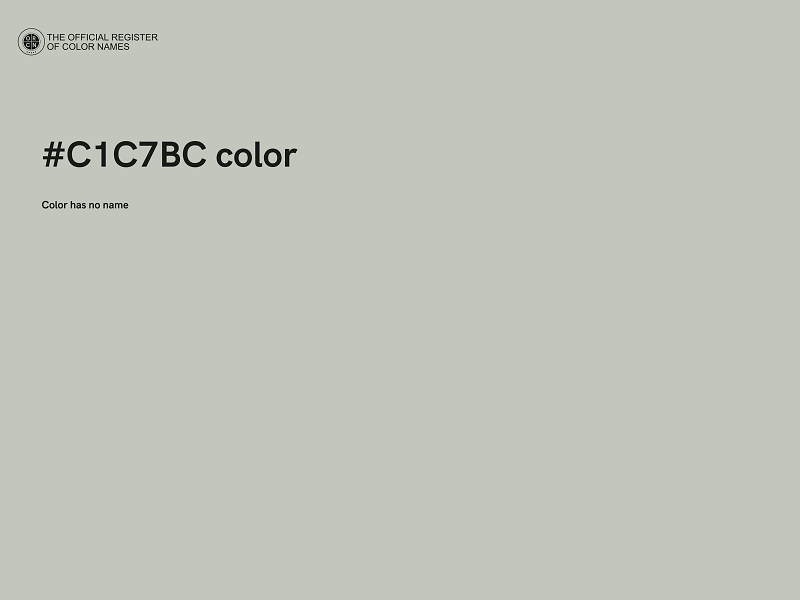 #C1C7BC color image