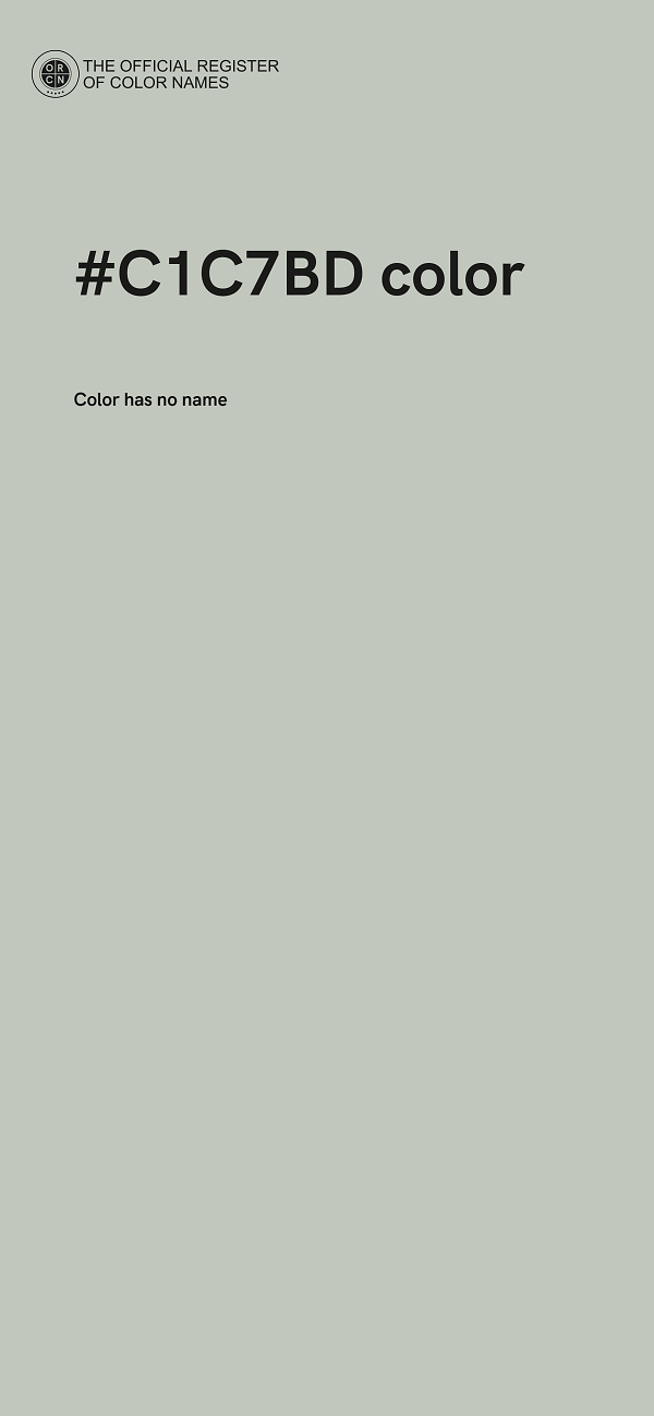 #C1C7BD color image