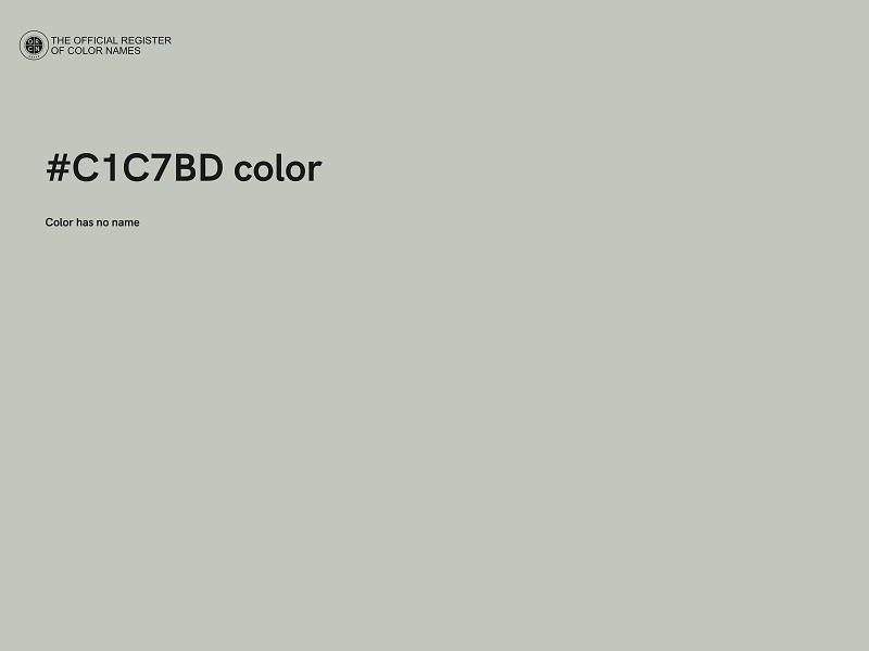 #C1C7BD color image