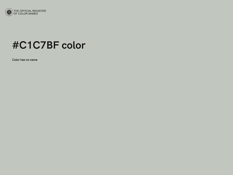 #C1C7BF color image