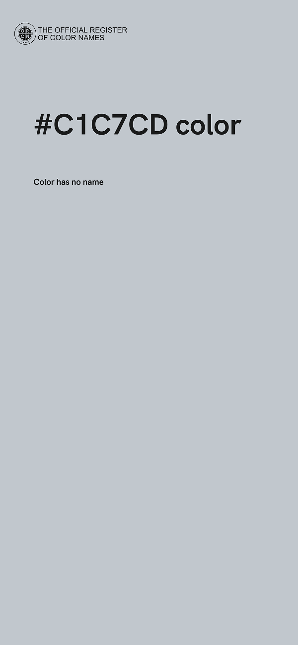 #C1C7CD color image