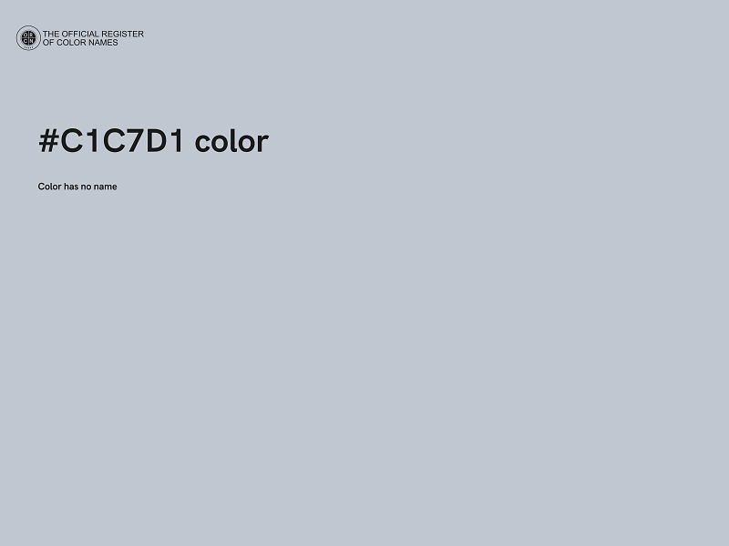 #C1C7D1 color image