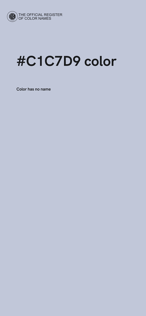 #C1C7D9 color image