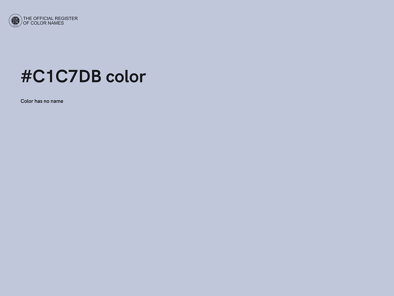 #C1C7DB color image