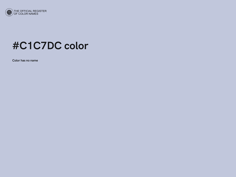 #C1C7DC color image