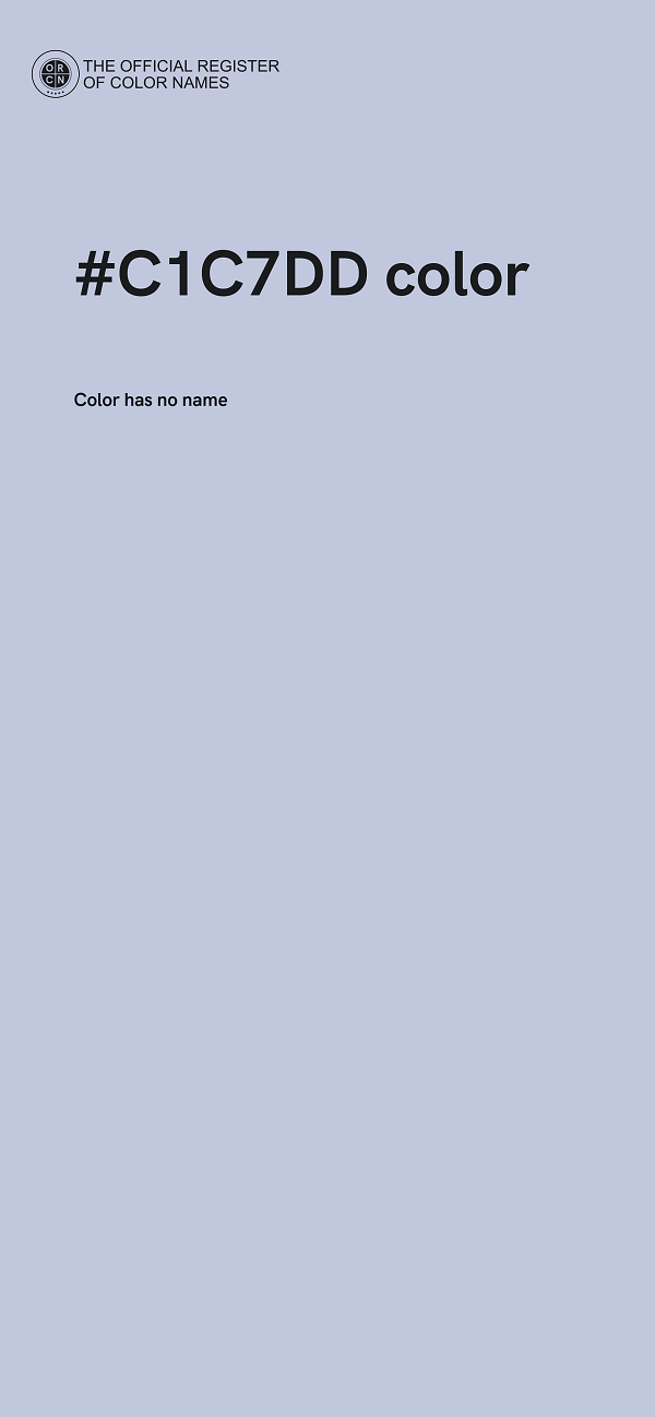 #C1C7DD color image