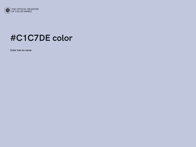 #C1C7DE color image