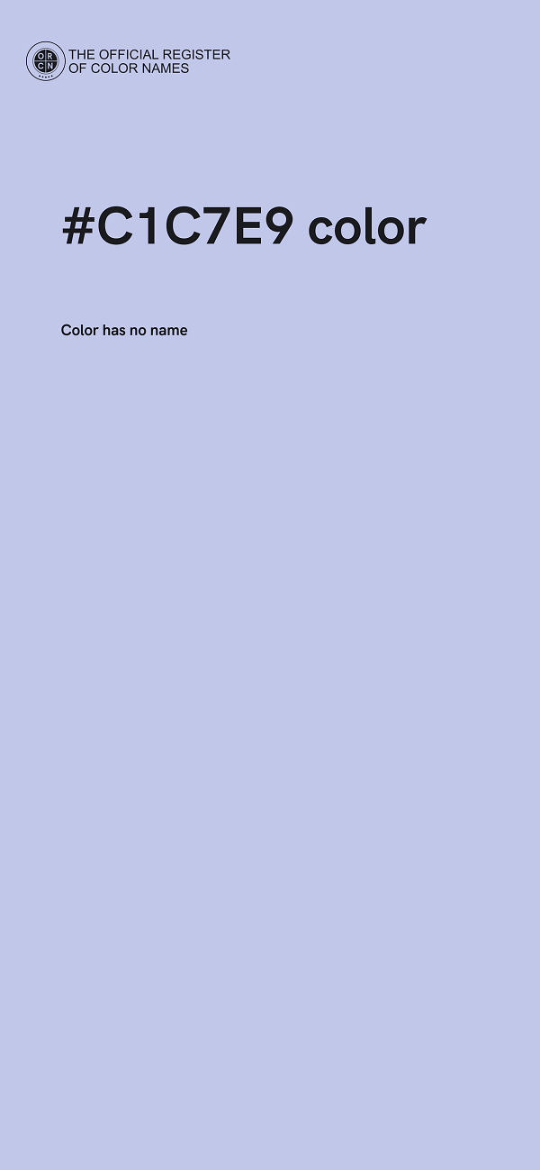 #C1C7E9 color image