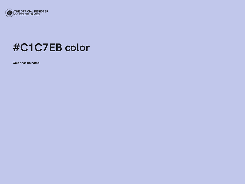 #C1C7EB color image