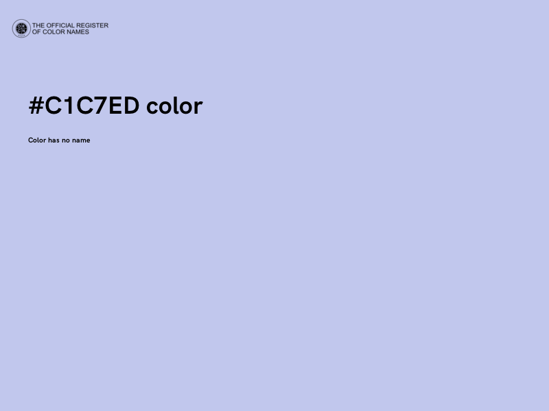 #C1C7ED color image