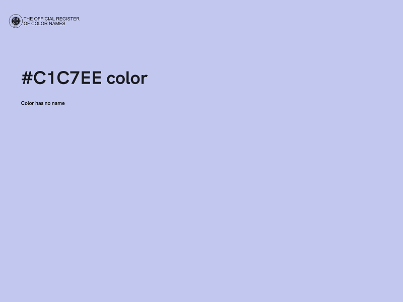 #C1C7EE color image