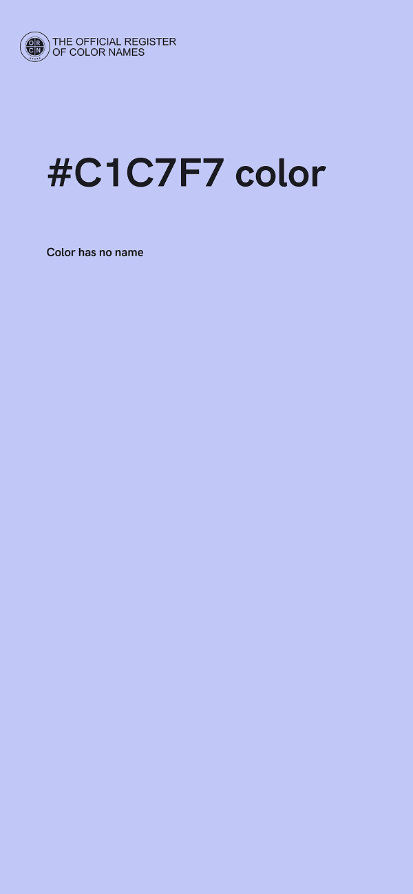 #C1C7F7 color image