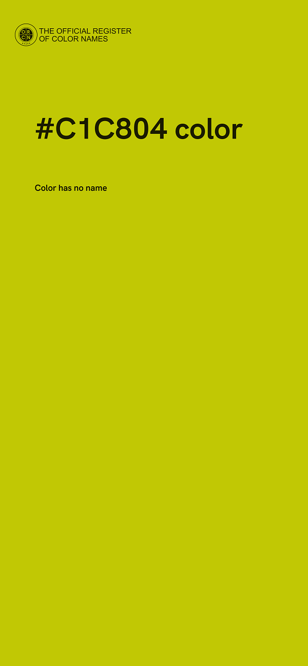 #C1C804 color image