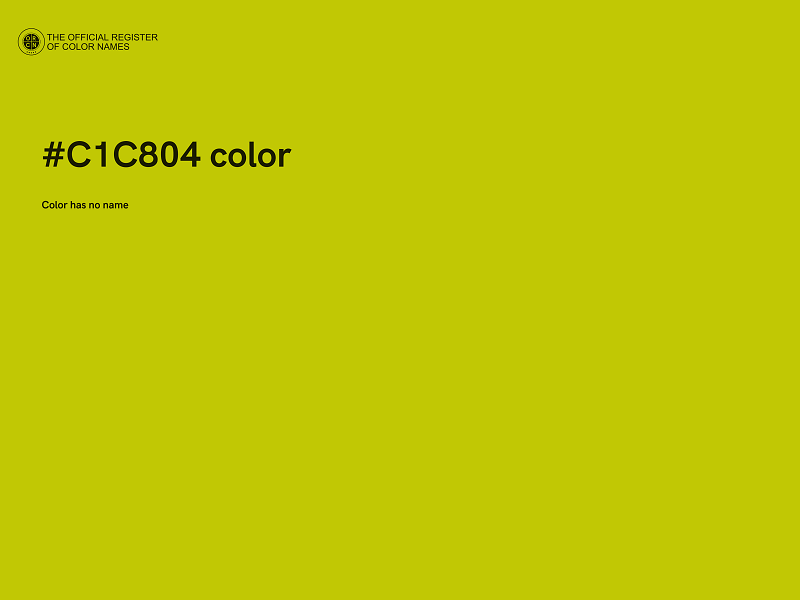 #C1C804 color image