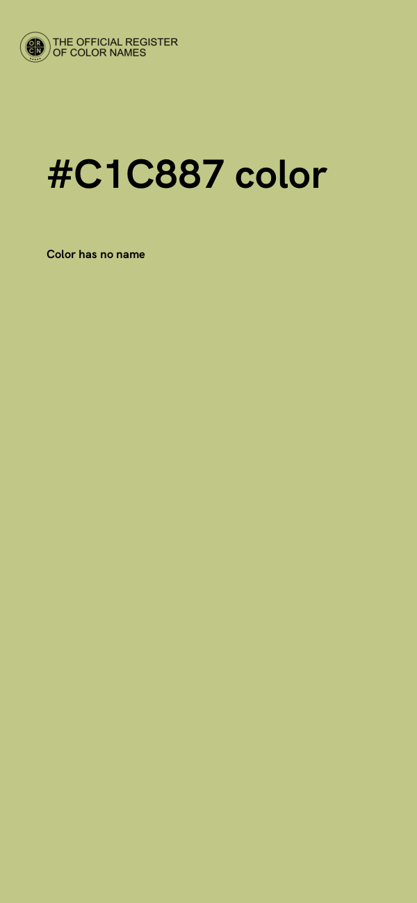 #C1C887 color image
