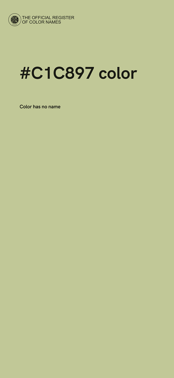 #C1C897 color image