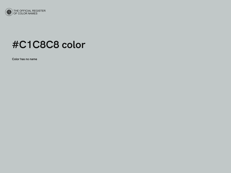 #C1C8C8 color image