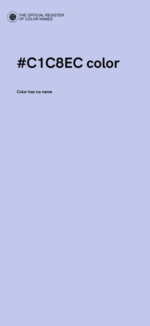 #C1C8EC color image