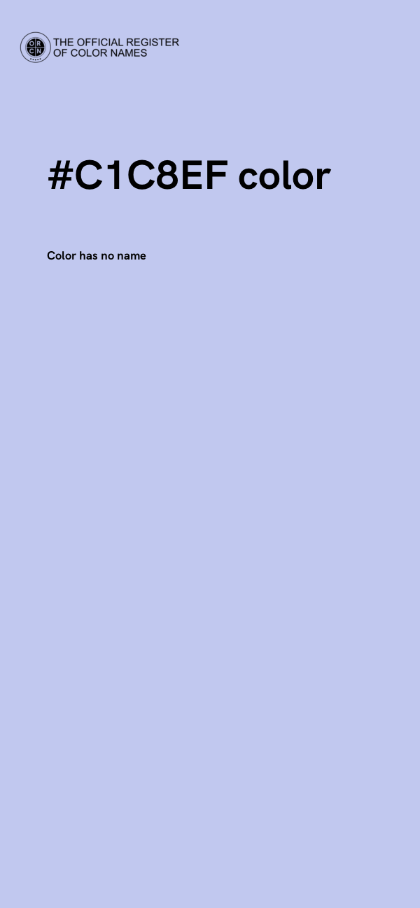#C1C8EF color image