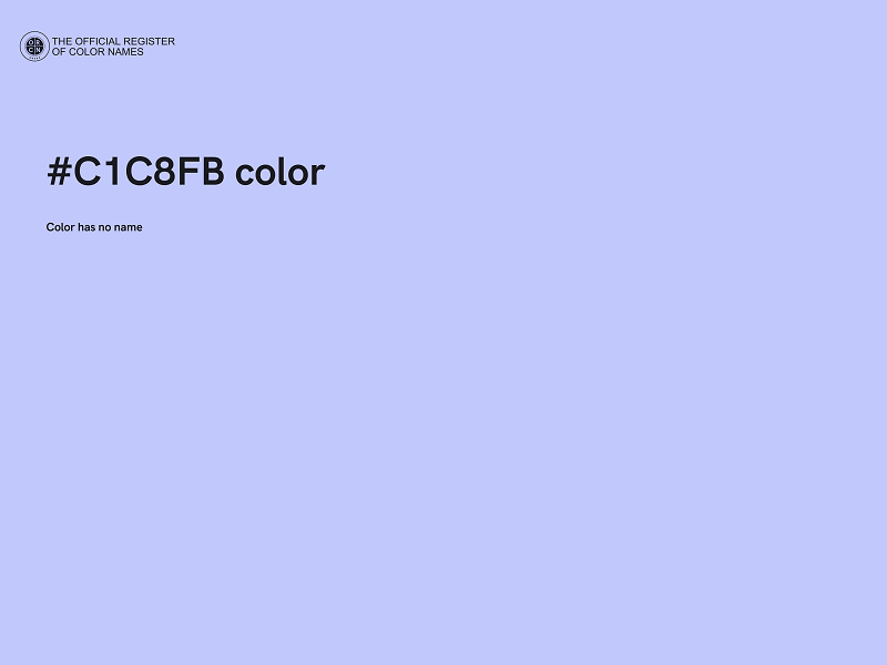 #C1C8FB color image