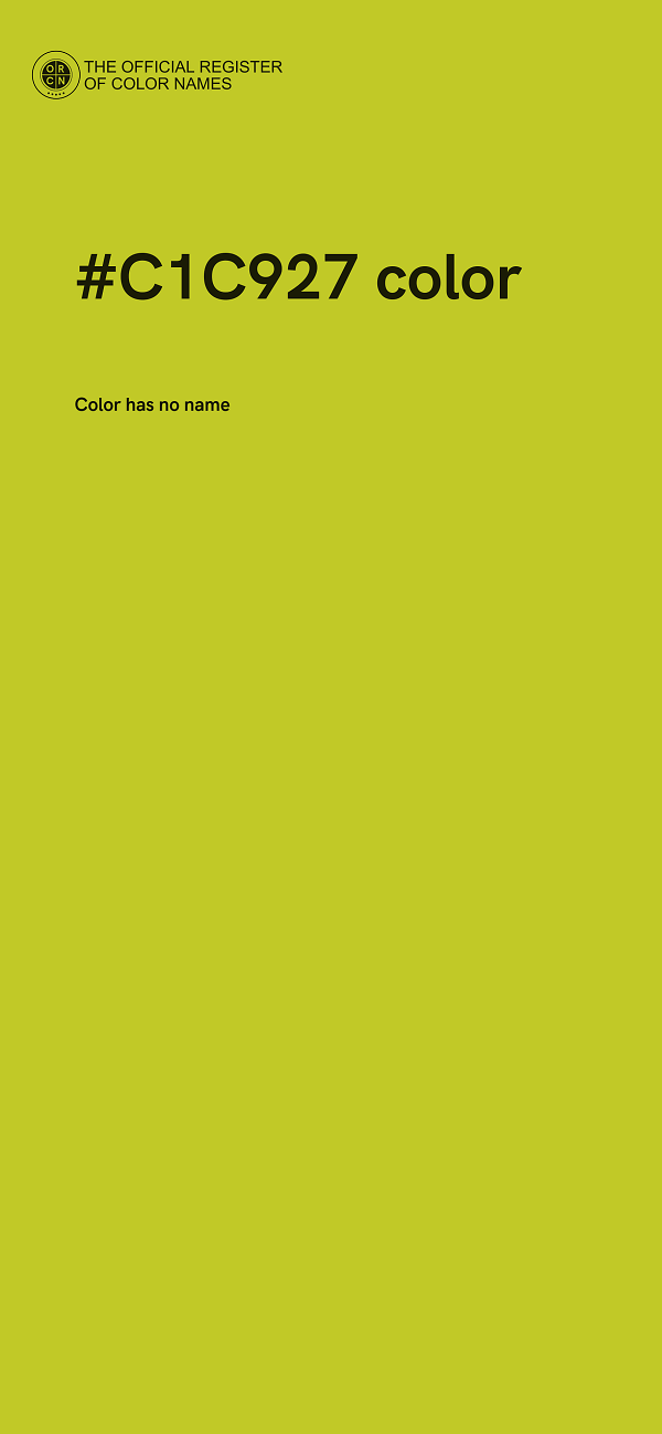 #C1C927 color image