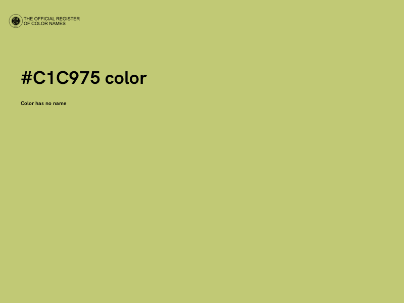 #C1C975 color image
