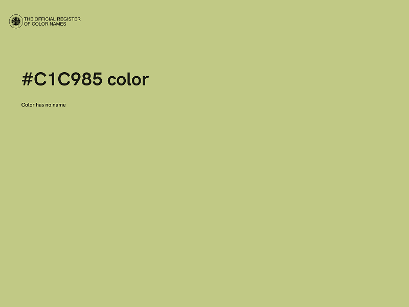 #C1C985 color image