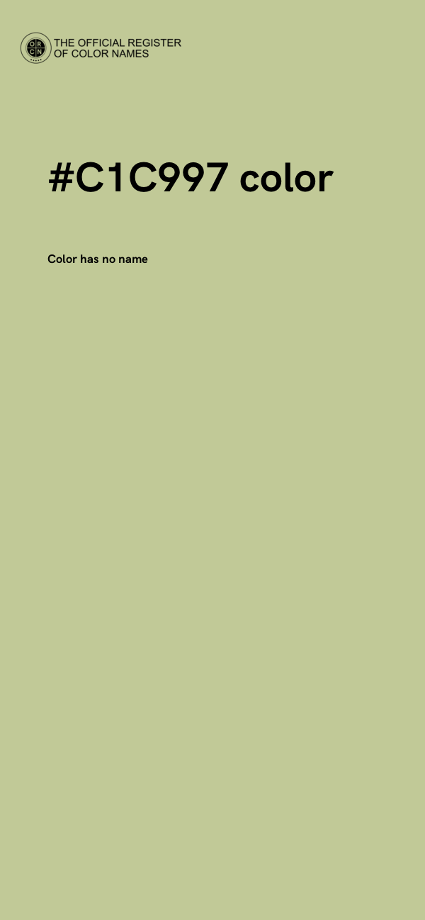 #C1C997 color image