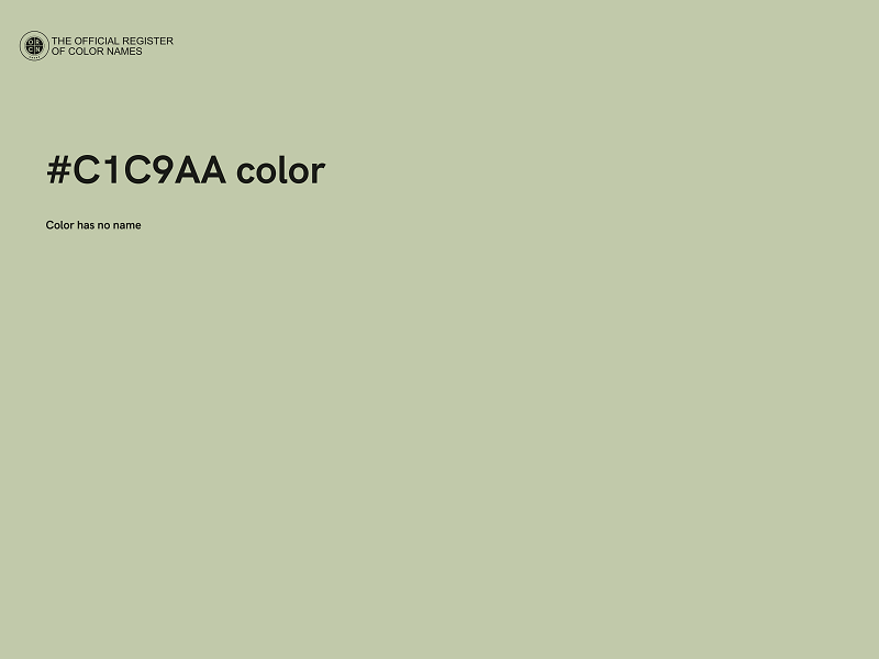 #C1C9AA color image