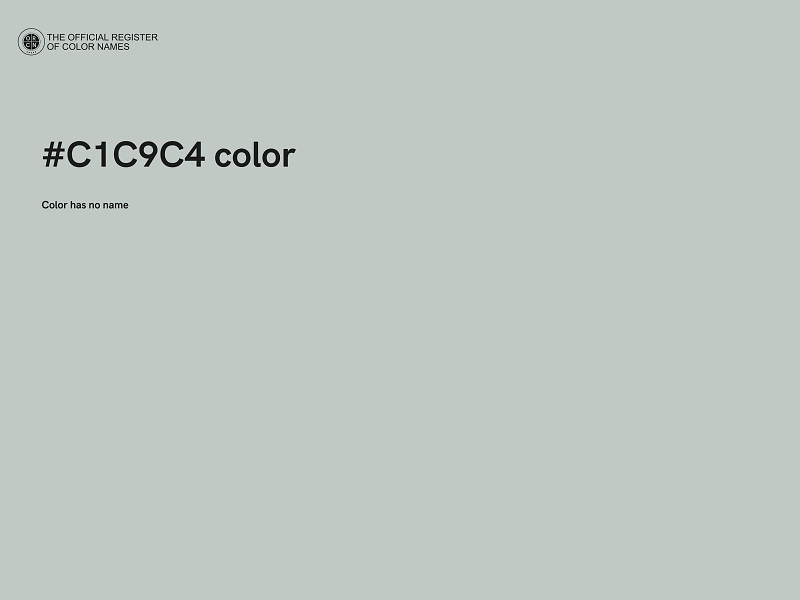 #C1C9C4 color image