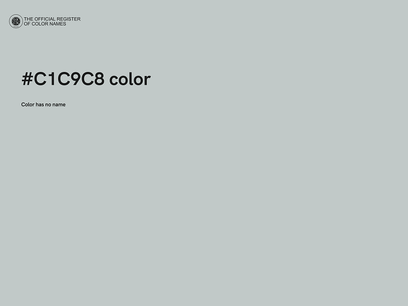 #C1C9C8 color image