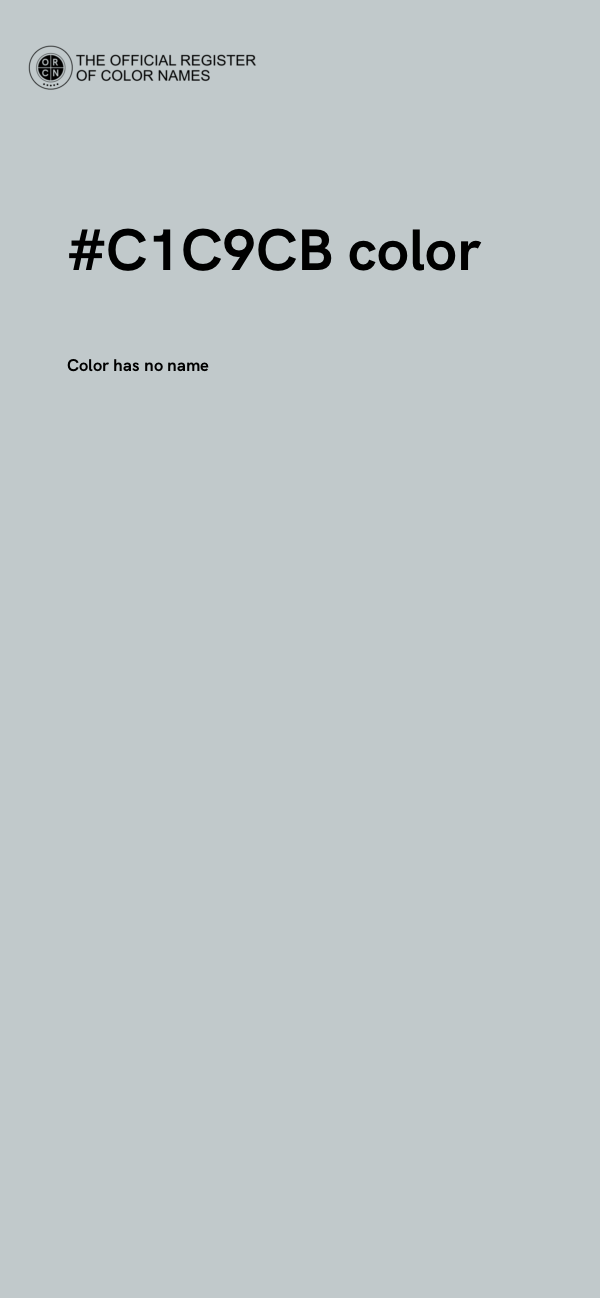 #C1C9CB color image