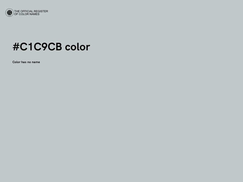#C1C9CB color image
