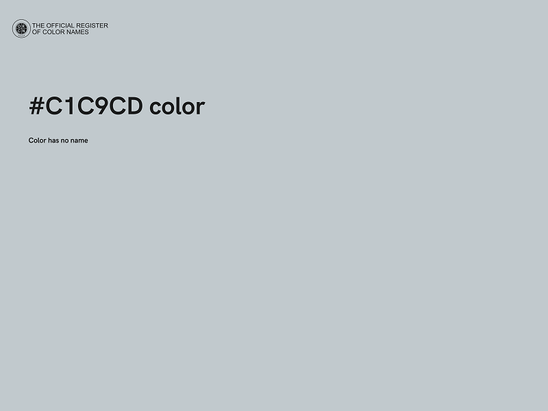 #C1C9CD color image