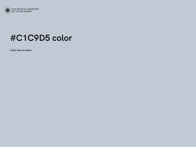 #C1C9D5 color image