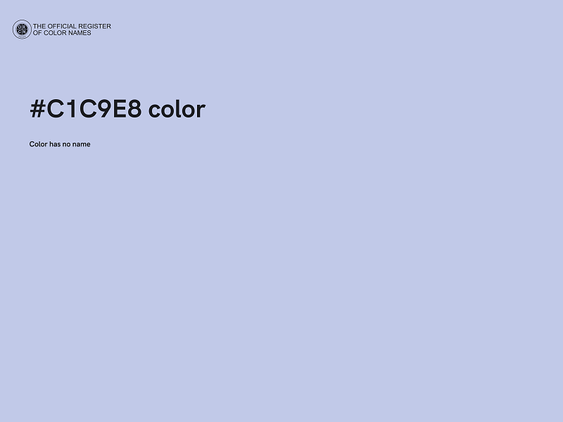 #C1C9E8 color image