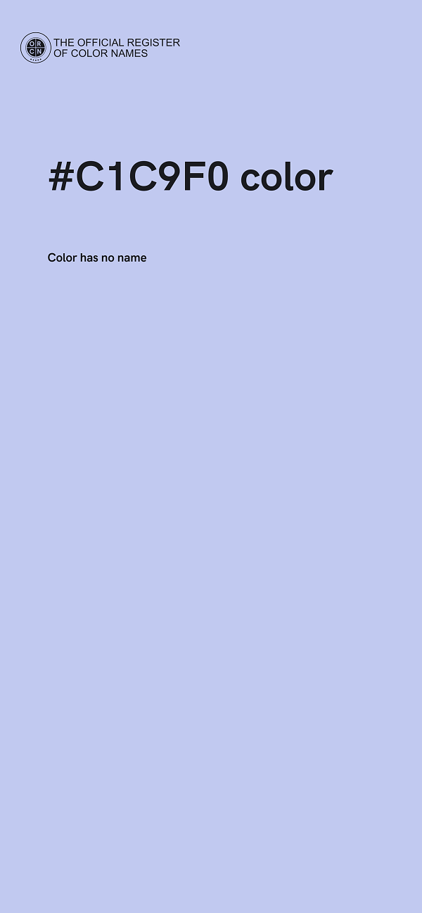 #C1C9F0 color image