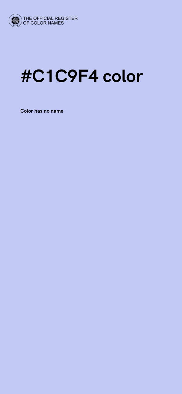 #C1C9F4 color image
