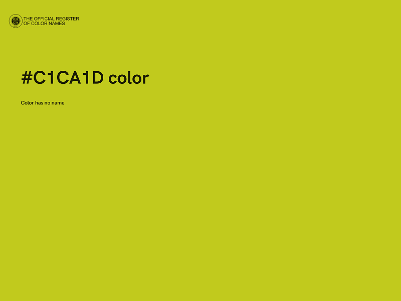 #C1CA1D color image