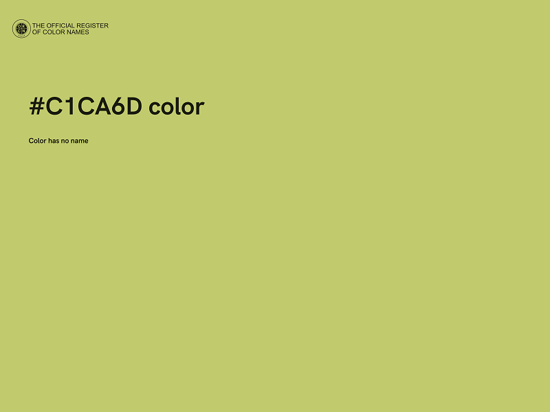 #C1CA6D color image