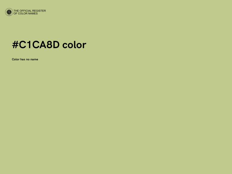 #C1CA8D color image