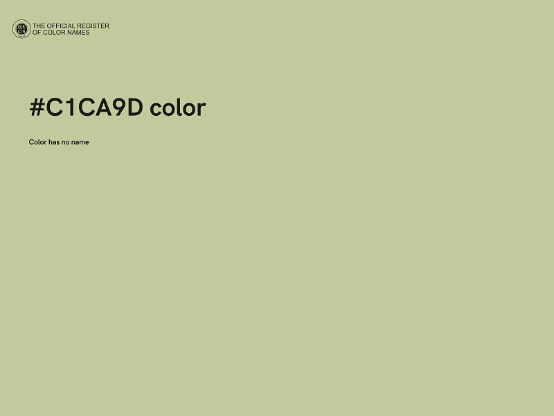 #C1CA9D color image