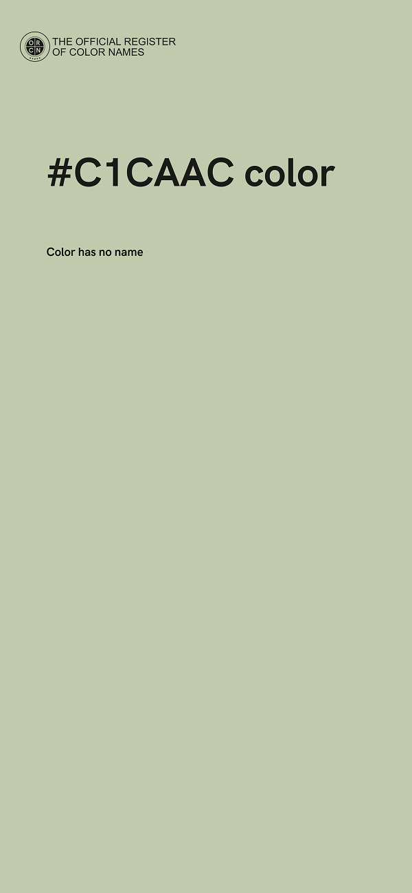 #C1CAAC color image