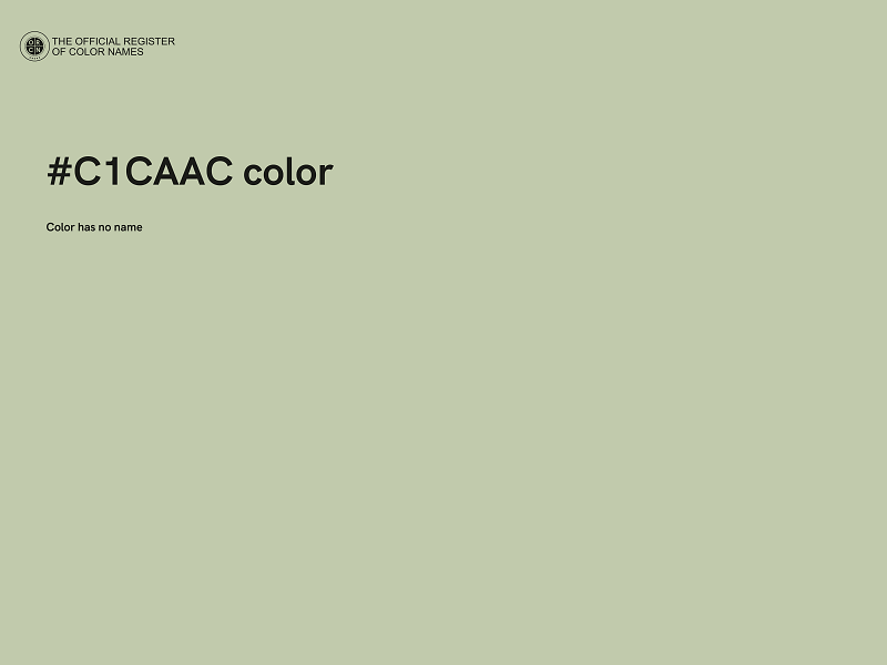 #C1CAAC color image